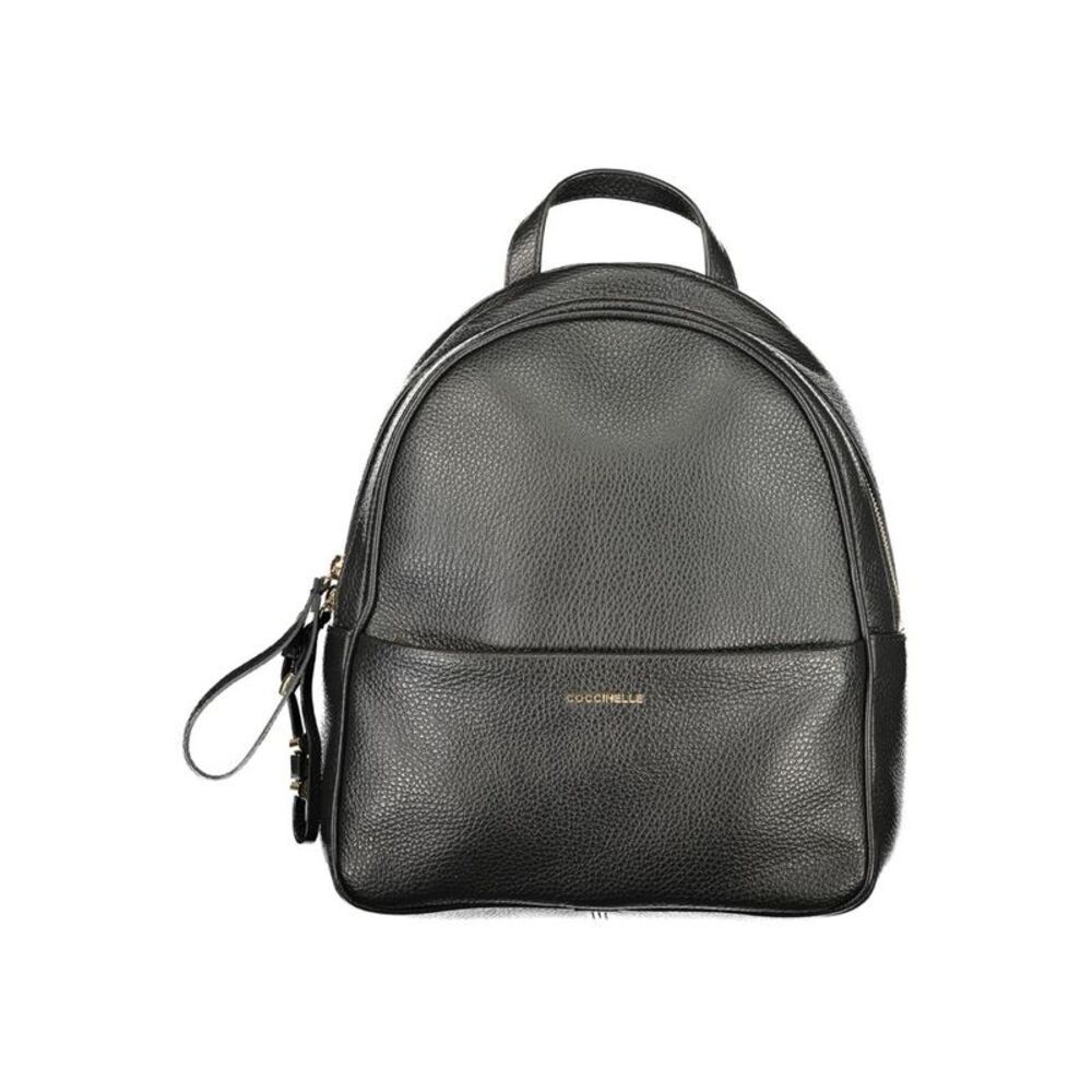 Coccinelle Black Leather Women's Women's Backpack